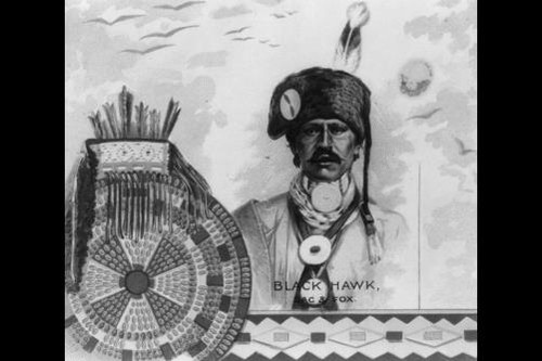 Photo black hawk - sac,sauk, &