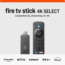 Amazon Fire TV Stick 4K Select streaming 4K films series TV direct gratuit
