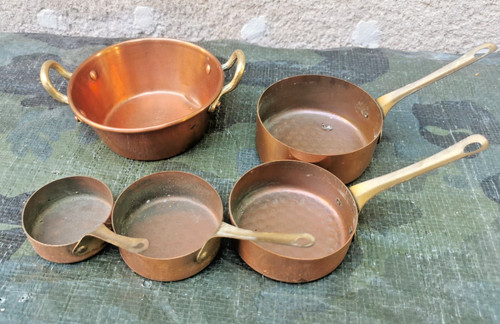 Petites casseroles vintage - 4,