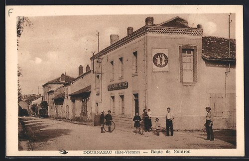 Cpa dournazac route de - cpa,