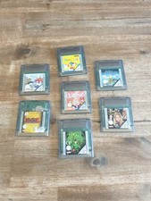 lot de 7 cartouches de jeu nintendo game boy color titeuf Yu-Gi-Oh Disney OuiOui
