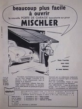 PUBLICITÉ DE PRESSE 1958