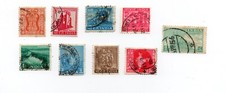 Timbres INDE - Lot de 9 timbres anciens oblitérés - TBE
