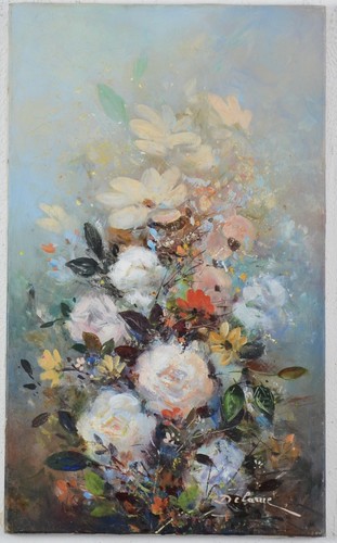 Bouquet bleu fleurs - bleu,,