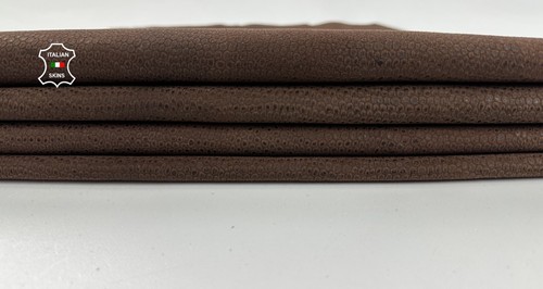 Marron nubuck reptile imprimé - nubuck,