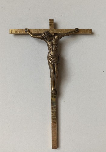 Petit crucifix mural bronze - petit,