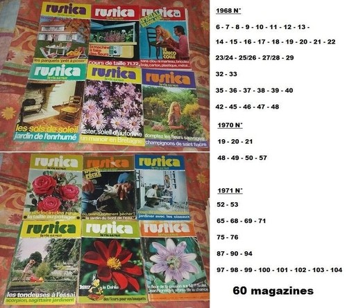 Rustica magazines 1968 1970 - rustica, 60