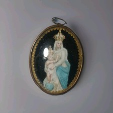 Ancien médaillon voto nd - ancien,