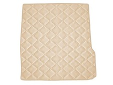 Matelassé Cuir artificiel BEIGE Tapis coffre pour Mercedes E S210 break 1995-200