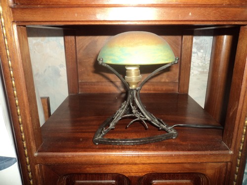 Lampe daum pied fer - lampe,