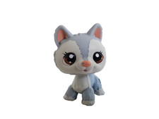 Petshop Chien Husky Chiot LPS Hasbro TBE Gris Blanc Yeux Marron #1930 - Pet Shop