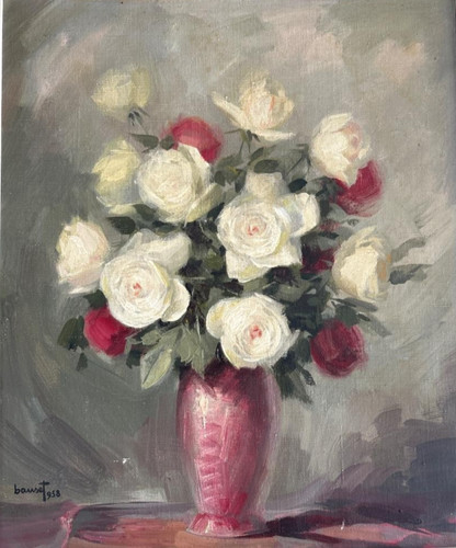 Tableau ancien huile nature - tableau,