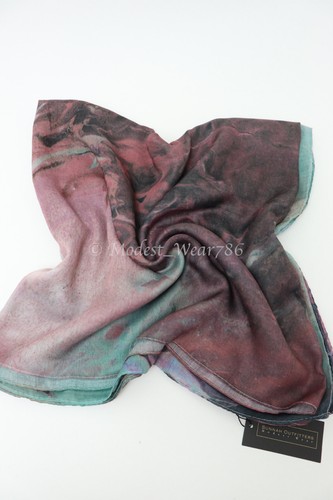 Printed cotton hijab scarf - cotton,