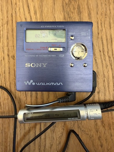 Sony r909 blue recording - mz-r909,