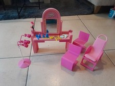 COIFFEUSE VINTAGE BARBIE + FAUTEUILS - MATTEL 