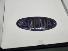 Ancienne plaque émaillée, SOMUA