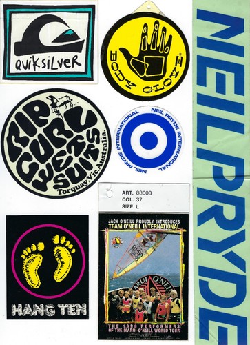 Vintage surf stickers lot - vintage, –