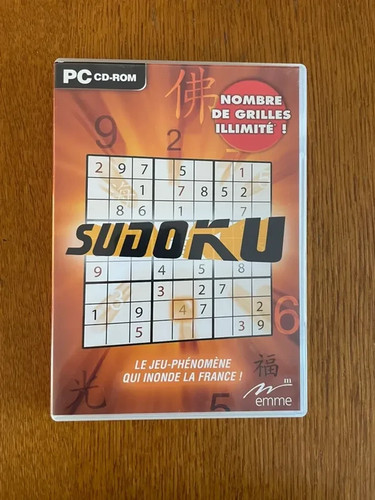 Sudoku jeu rom - sudoku, cd-rom