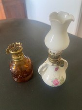 Deux mini lampes à pétrole