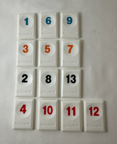 Rummikub game tiles - rummikub,