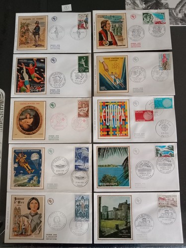 Lot 10 enveloppes - 10,