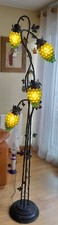 Lampadaire Art Déco avec grappes de raisins en verre de murano