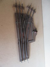 C24 Vintage 1950 LR Louis Roussy Aiguillage Droit Support Bois Zéro O  Le Rapide