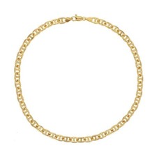 Collier chaîne maille - chaîne, marine