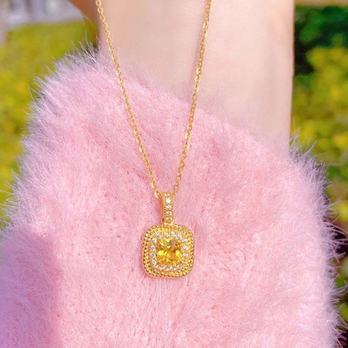 Collier sucre serti acier - en,