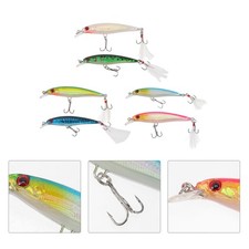  6 Pcs Accessoires Pêche Leurres En Mer Luure D'appât De Lures Poisson