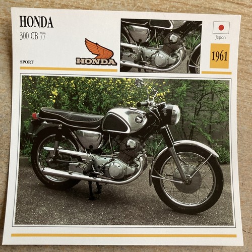 Honda 300 cb77 1961 carte - cb77,