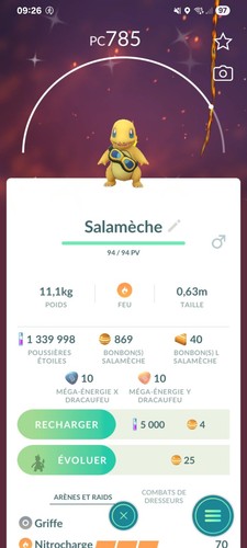 Pokémon salamèche shiny - pokémon,