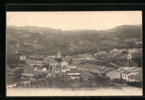 Cpa sail sous couzan - cpa, vue