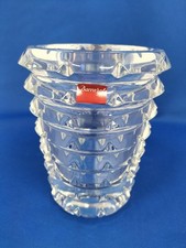 Vase à fleurs en cristal