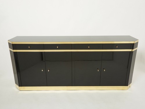 Enfilade laquée noire - , et