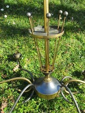 VINTAGE ANCIEN LUSTRE TOLE