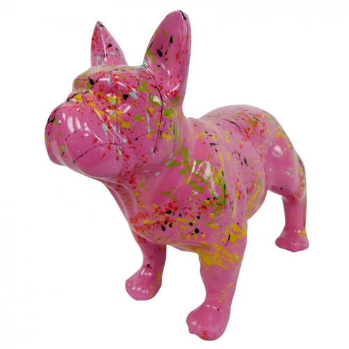 Statue chien bouledogue
