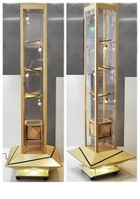 Vitrine colonne design - vitrine-colonne,