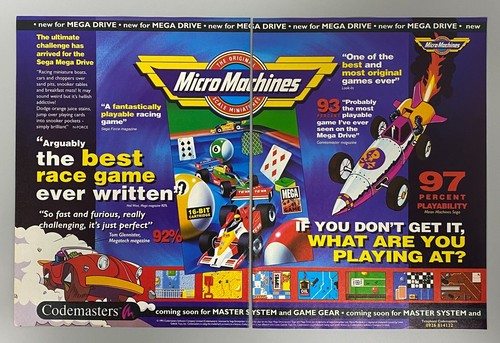 Micro machines sega - micro,