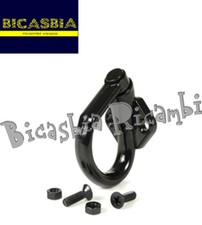 10084 - Crochet Selle Noir Aluminium Vespa 150 Sprint Rapide Gl Super