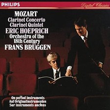 Cd Wolfgang Amadeus Mozart - Clarinet Concerto - Clarinet Quintet (1988)