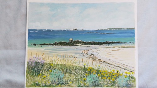Aquarelle marine bord - aquarelle,