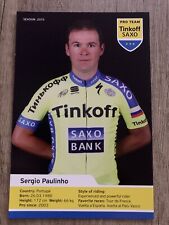 CYCLISME Cycling carte Sergio PAULINHO (TINKOFF Saxo Bank 2015)