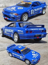 1/18 Kyosho Nissan Skyline R32 GTR RB26 GT-R Calsonic Godzilla JGTC Collection 