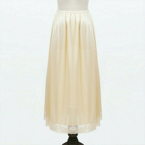 Femme jupe satin jupon long - jupe,