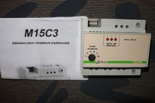 CONTACTEUR DELESTEUR  MONO 15-90A tore intégré 3 voie délestage DELTA DORE M15C3