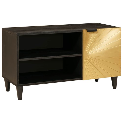 Meuble noir x - tv,