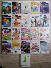 nintendo wii lot 21 jeux call of duty need for speed just dance lego tony hawk's