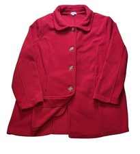 Manteau rouge femme Bleu