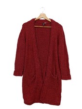 DIVIDED Cardigan Dames Veste T EU 34 rouge style décontracté